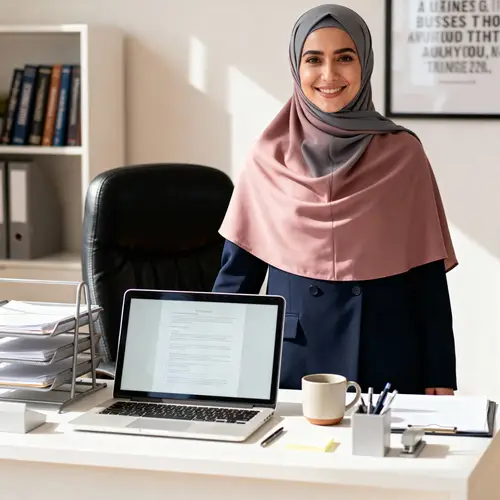 Professional Portrait of a Woman in Hijab