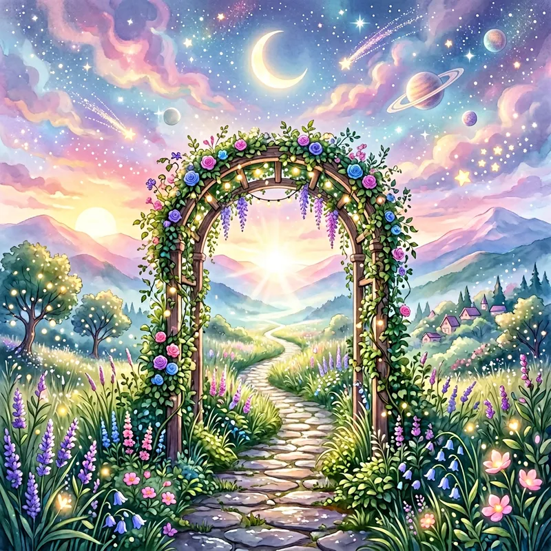 Whimsical Pastel Wallpaper for Mac