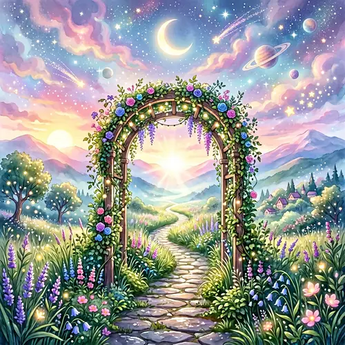 Whimsical Pastel Wallpaper for Mac