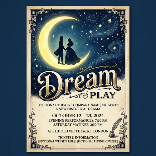 Dream Theatrical Poster for Wonder-Filled Play