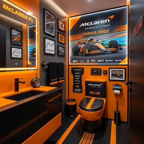 McLaren F1 Team Themed Toilet