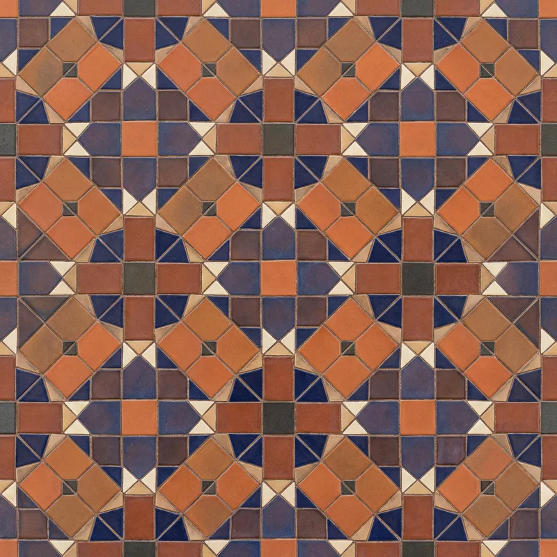 Unique Triangle and Square Tessellation Design