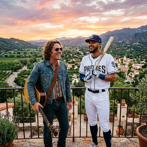 Bob Dylan & Tatis Jr.: Padres Duo in Ojai City Scene