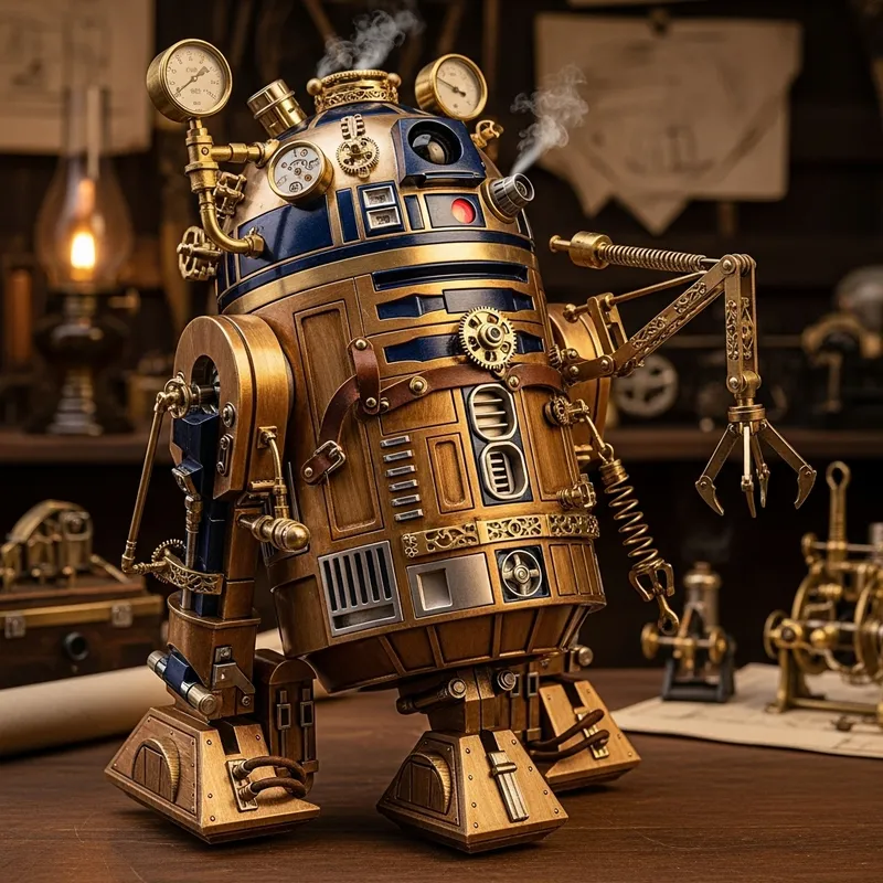 Steampunk Style R2D2: Unique Design Inspiration