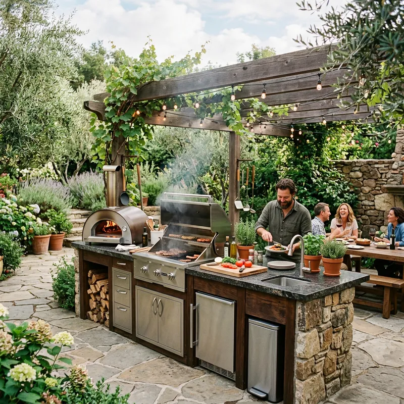 Stylish Outdoor Kitchen Ideas Stylish Outdoor Kitchen Ideas