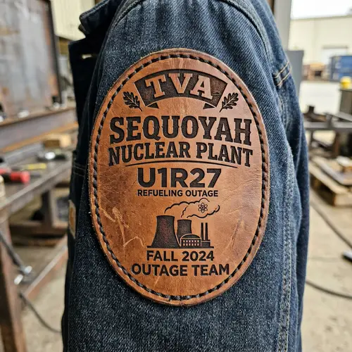 TVA Sequoyah Nuclear Plant Leather Patch