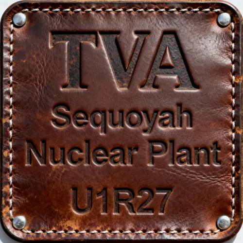 TVA Sequoyah Nuclear Plant Leather Patch