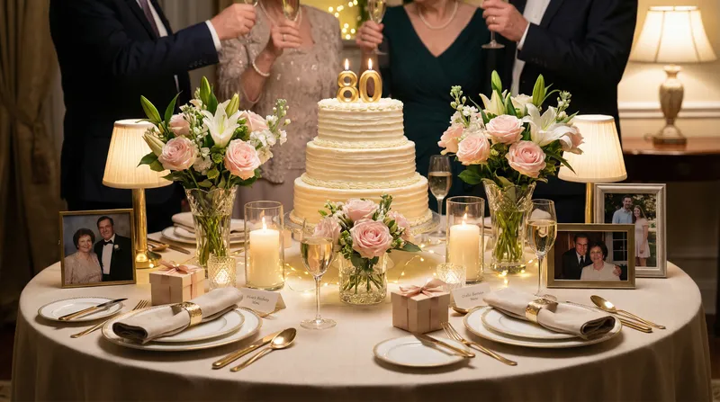 Elegant 80th Birthday Celebration Ideas for Mom