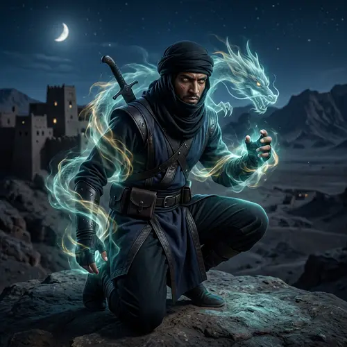 Middle-Eastern Ninja with Dragon Powers | Covert Mission