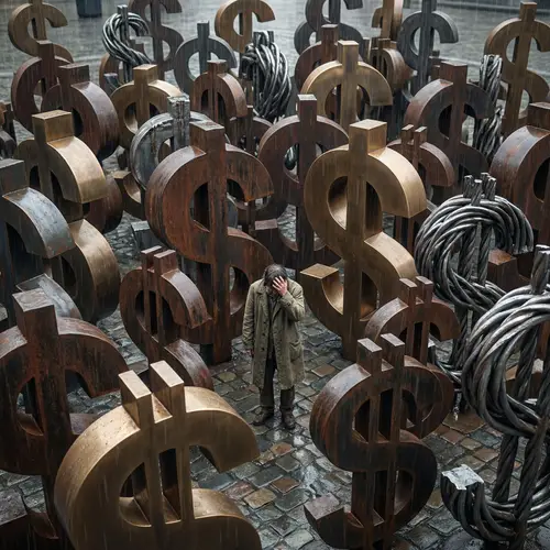 Lost Among Metal Dollar Signs