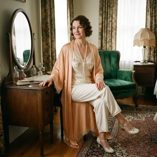 Vintage Lingerie Fashion - Curvy Milf Style