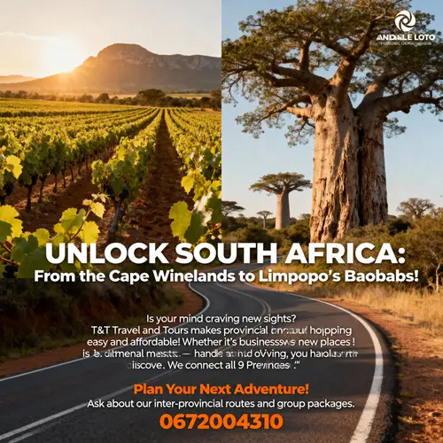 Unlock South Africa: Explore from Cape to Limpopo