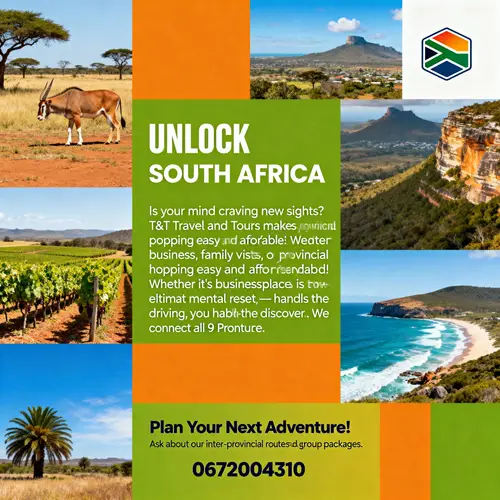 Unlock South Africa with T&T Travel and Tours