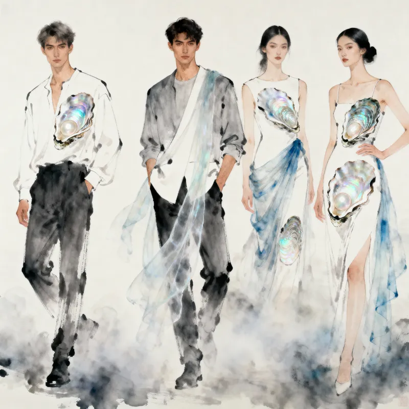 Minimalist Fashion: Oyster Shells & Misty Clouds