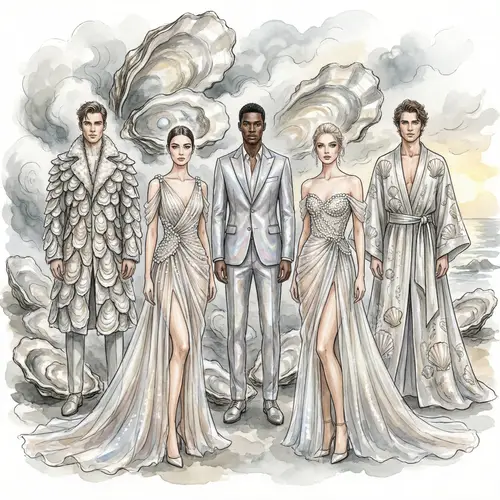 Minimalist Fashion: Oyster Shells & Misty Clouds