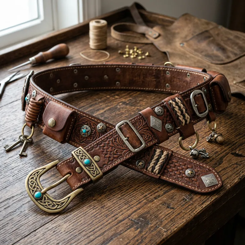 Elegant Belt Design with Unique Elements