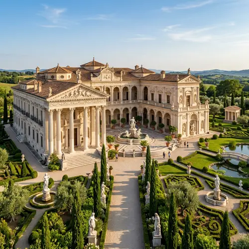 Stunning Roman Style Mansion with Grand Gardens
