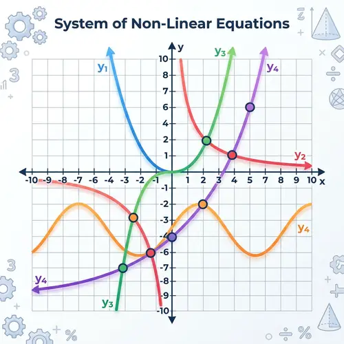 Graph of Non-Linear Equation Systems