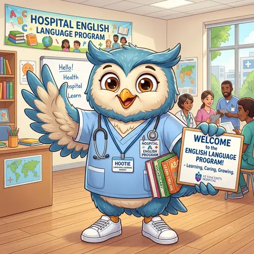 Hospital English Language Program Mascot