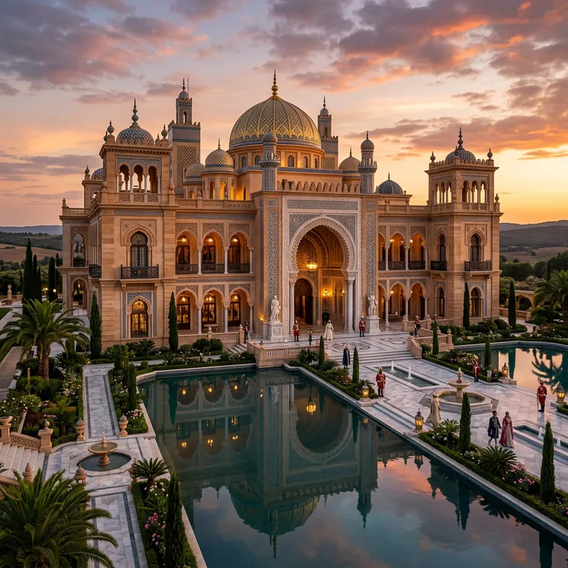 Royal Palace: Baroque & Moorish Splendor Royal Palace: Baroque & Moorish Splendor