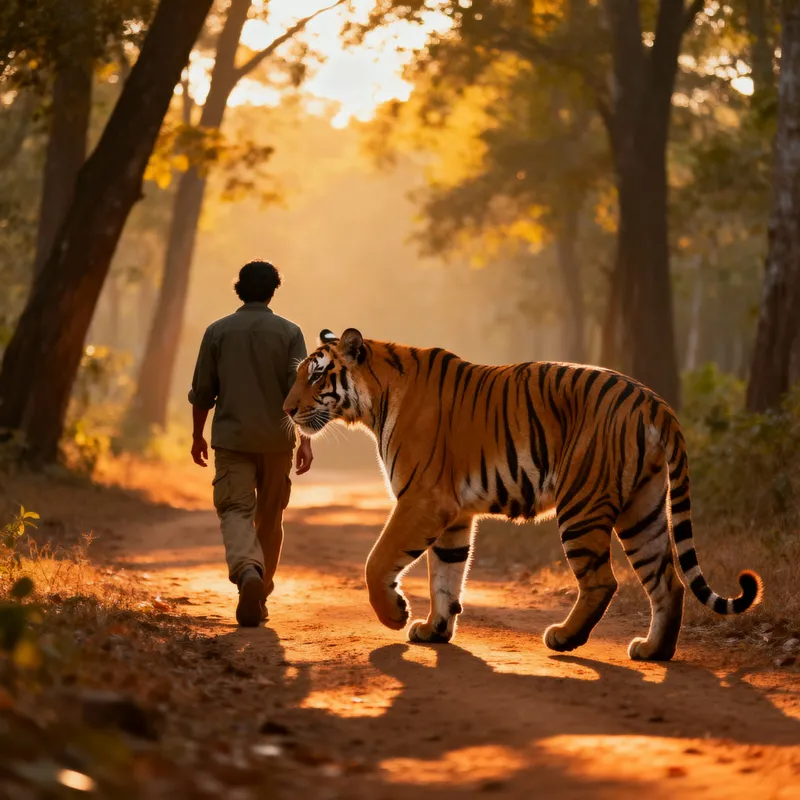 Walking with a Tiger Experience