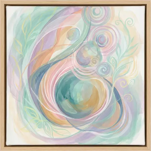 Abstract Pregnancy Art: Nurturing Essence & Growth Representation