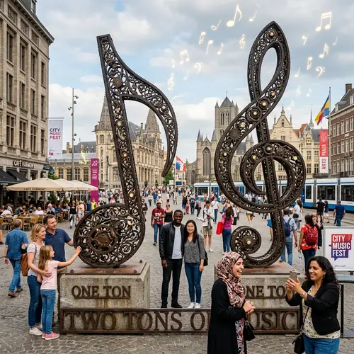Two Tons of Music: A City’s Melodic Art Installation