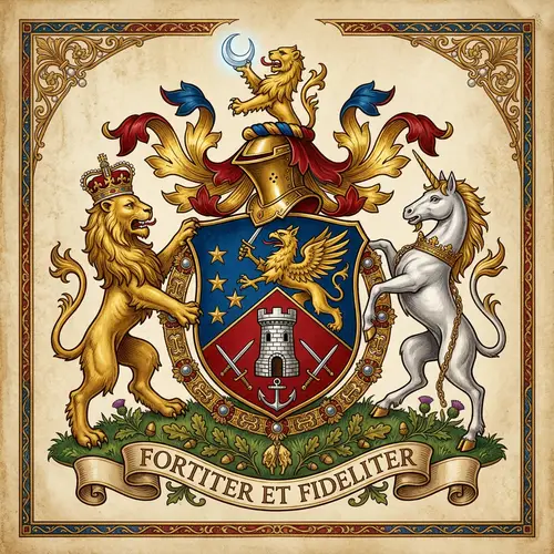 Custom Heraldic Coat of Arms Design