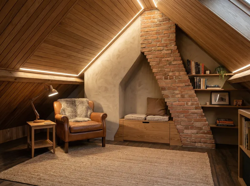 Custom Attic Design - Professional Interior Styling
