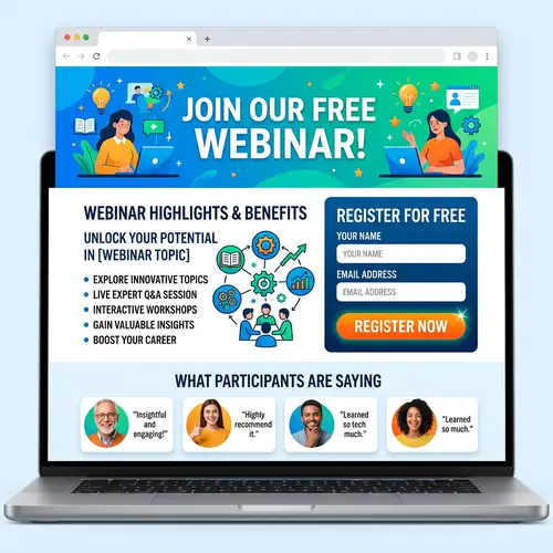 Join Our Free Webinar! Learn, Connect, Grow