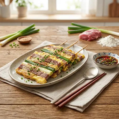 Realistic Cooking Image with Cutlery for Recipes