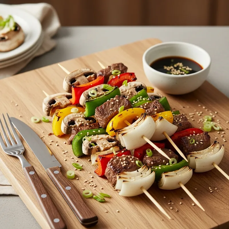 Realistic Cooking Image with Cutlery for Recipes