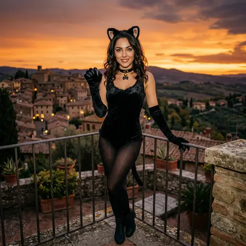 Cat Woman Costume: Elegant Feline Beauty in Twilight