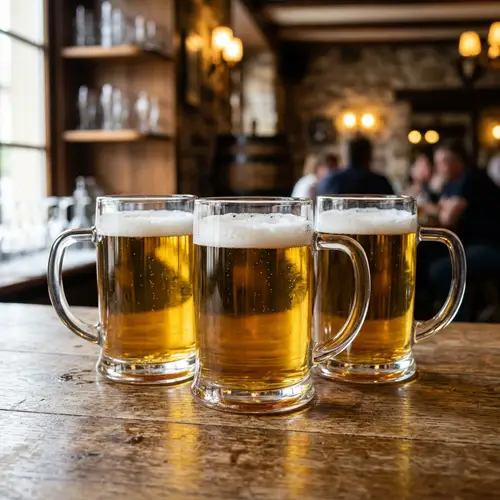Classic Glass Beer Mugs: Elegant Craftsmanship and Beauty