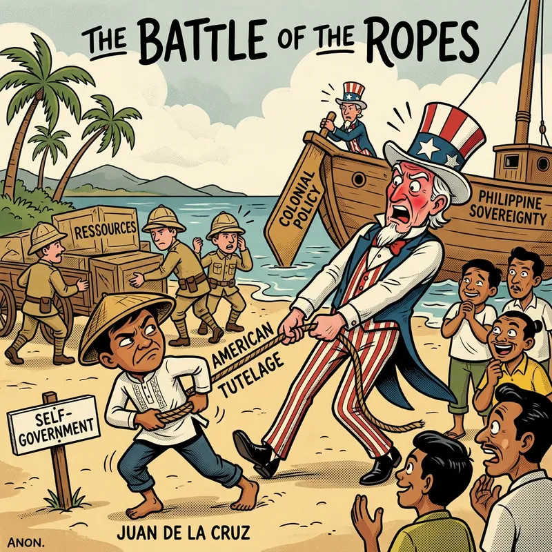 Bold & Vibrant Political Caricatures: Philippine-American Era Gallery