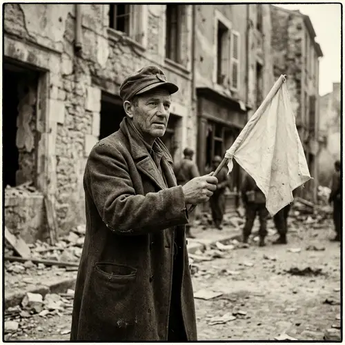 Capturing a Moment of Surrender and Bravery | Ceasefire Symbol