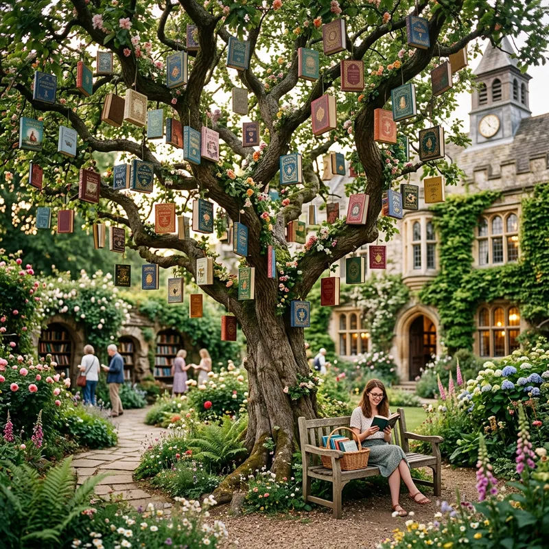 Book-bearing Tree - Literary Arboretum Book-bearing Tree - Literary Arboretum