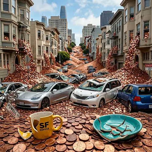 Apocalyptic San Francisco 2024: Streets of Pennies