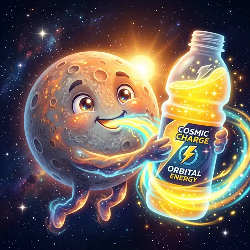 Mercury Sips Gatorade: A Cosmic Twist