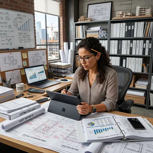 Hardworking Cost Estimator Engineer in Action