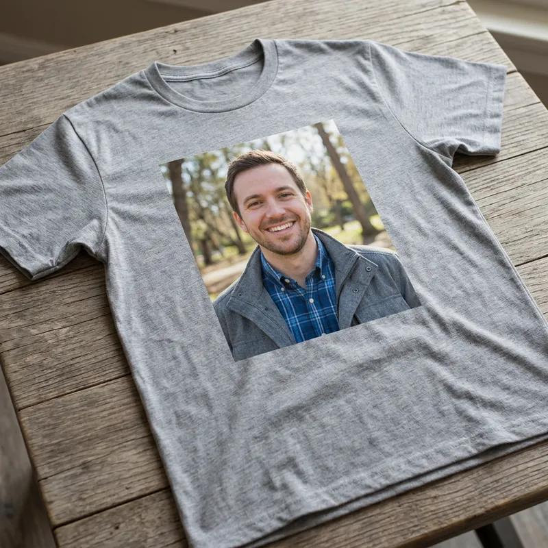 Custom Photo T-Shirt - Print Your Own Image