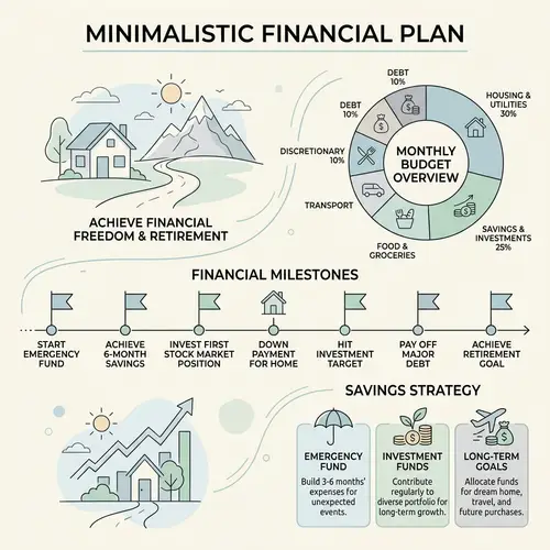 Minimalistic Financial Plan | Simple Budgeting & Savings