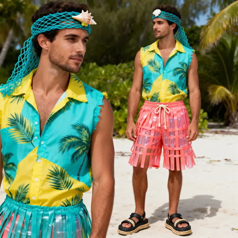 Recycled Male Bahamas Costume Ideas