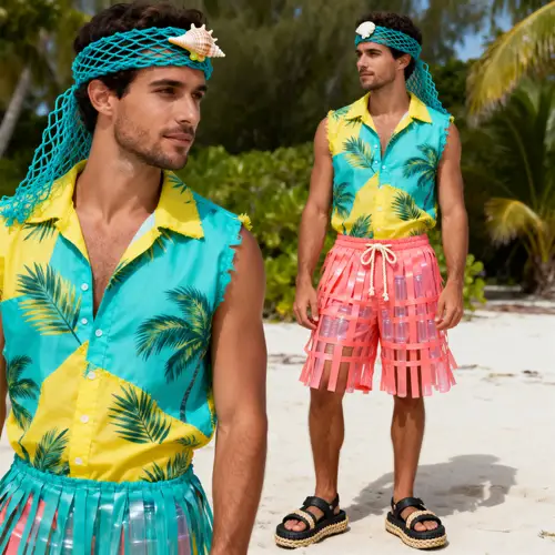 Recycled Male Bahamas Costume Ideas