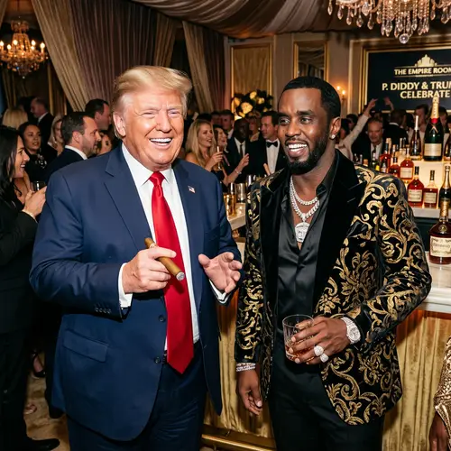 Donald Trump and P Diddy: A Wealthy Encounter