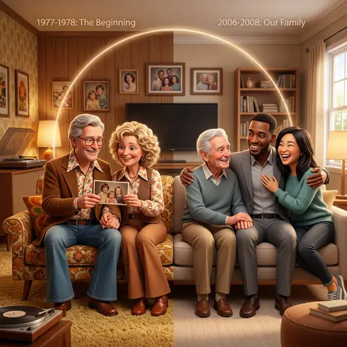 Family Love 1977-1978 2006-2008 3D Scene