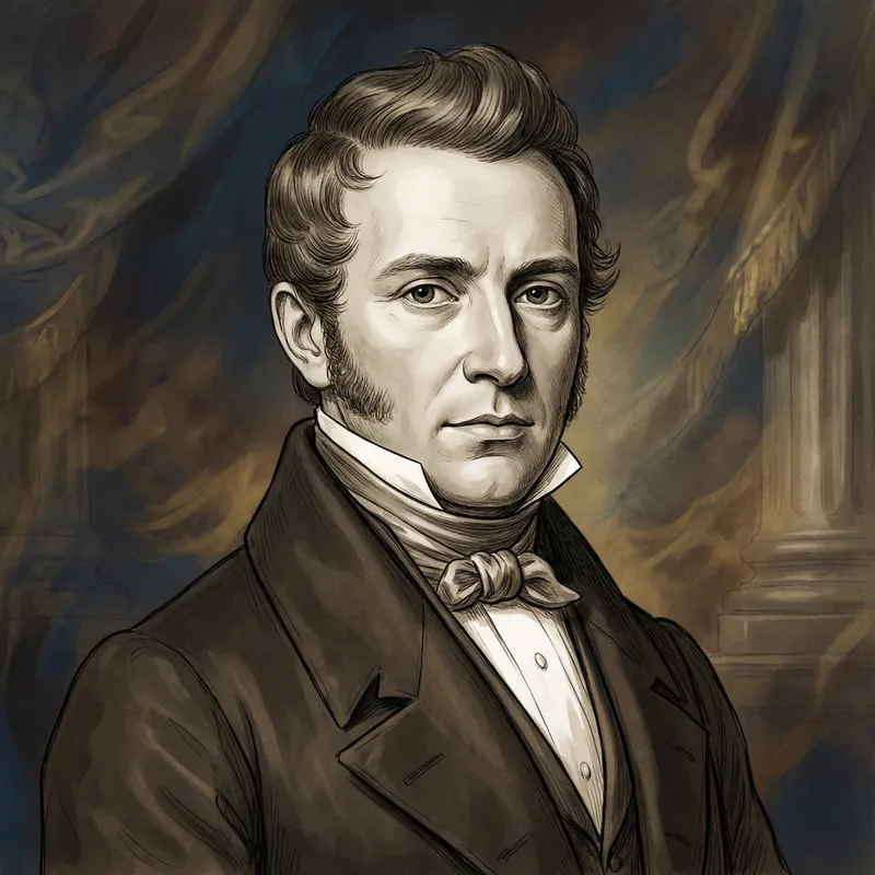 Martin Van Buren Portrait - 19th Century Historical Figure