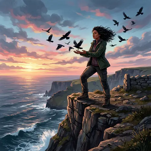 Resilient Young Woman Embracing Freedom and Fearlessness