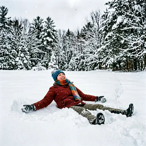 Enjoy The Joy of Making Snow Angels in Winter