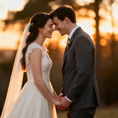 Stunning Golden Hour Wedding Photography